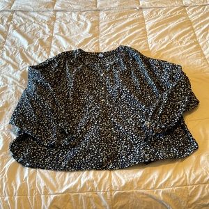 Women’s Plus Corduroy Button Down Blouse